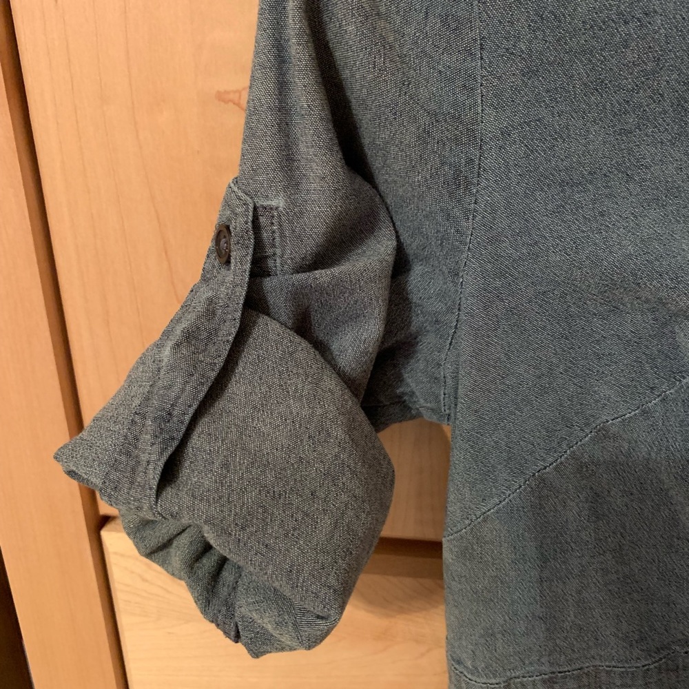 Merona Chambray Denim Shirt Dress - Picture 2 of 8
